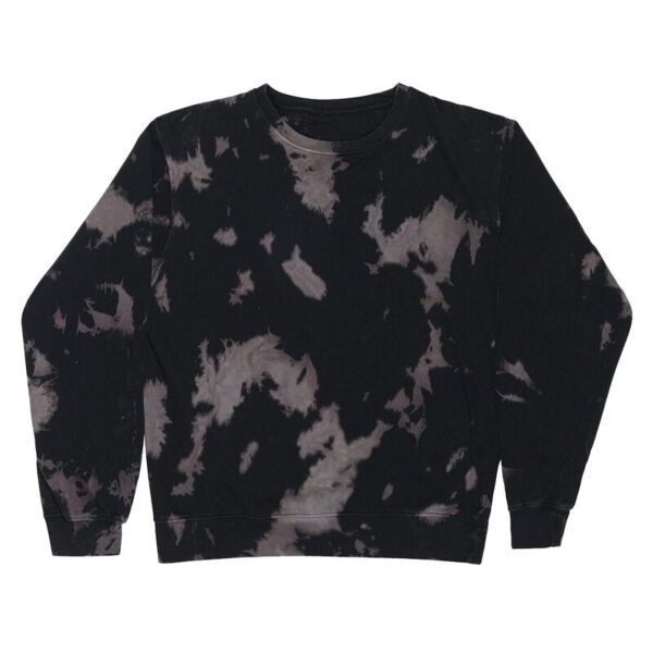 Premium Fleece Bleach Wash Crewneck Sweatshirt Thumbnail