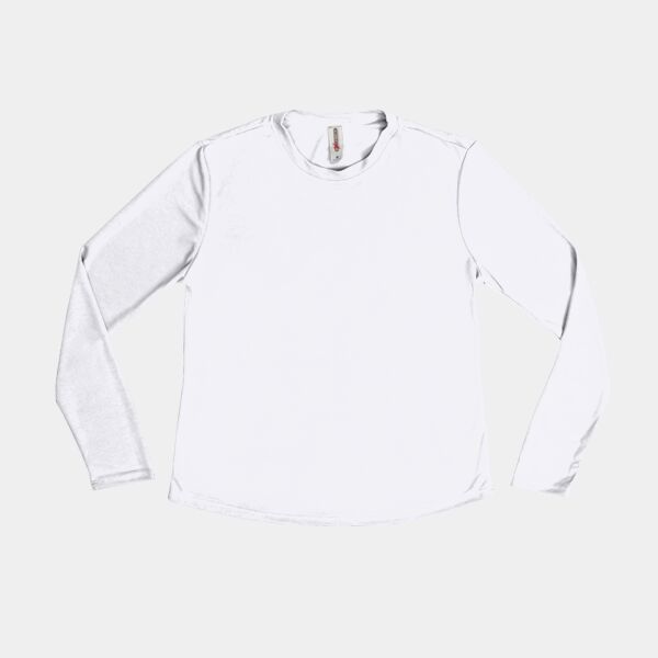 AJ301 Women's Long Sleeve Tec Tee Thumbnail